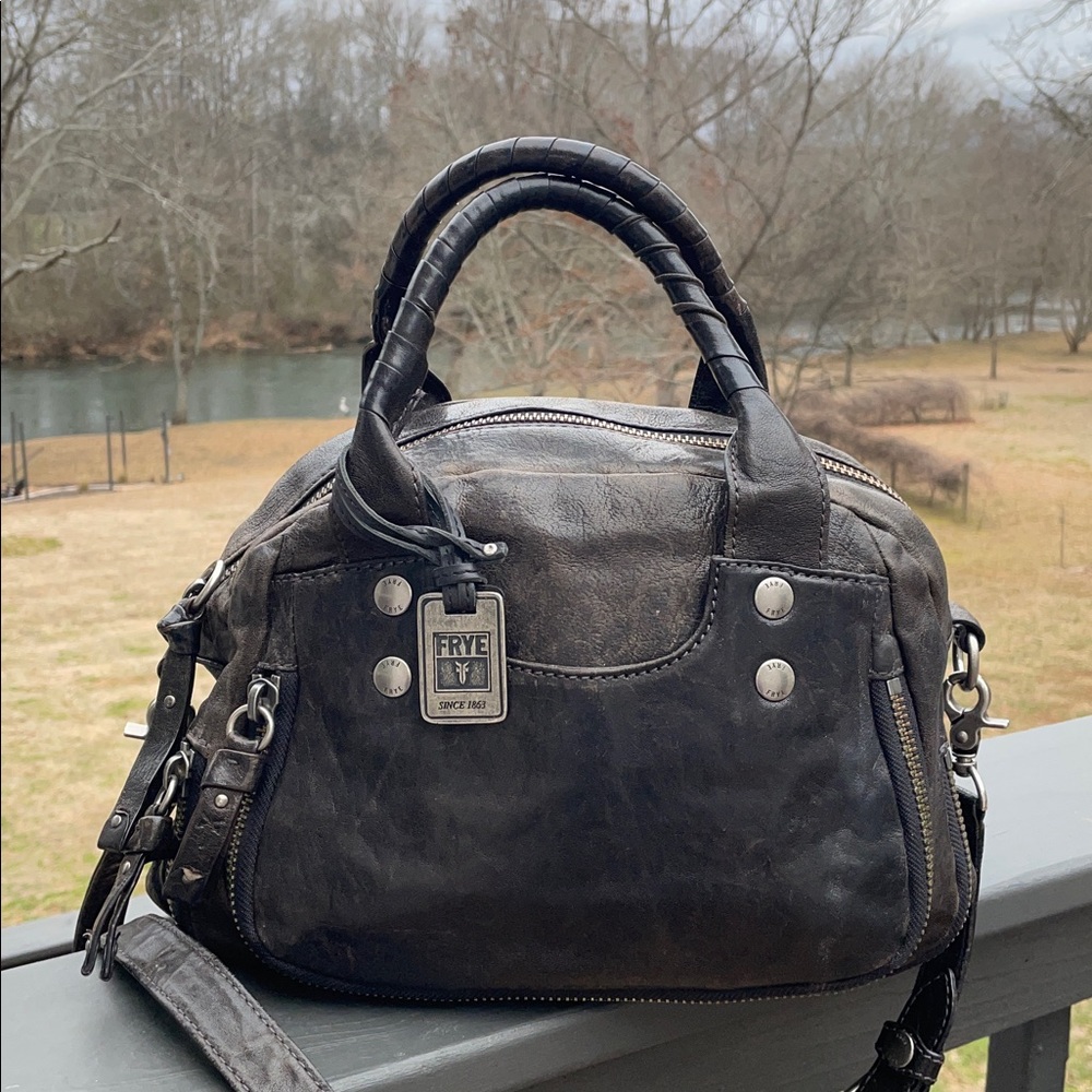 🖤🩶Frye Elaine Satchel Crossbody Bag - Picture 5 of 14
